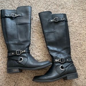 G by Guess Black Riding Boots size 6.5